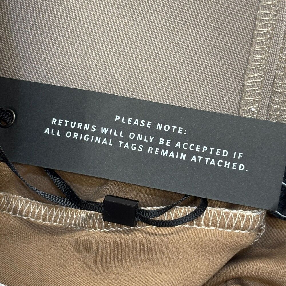 NWT Maniere De Voir Size 12 Faux Suede Contrast Piping Joggers Pants D132 -13 - Picture 11 of 16